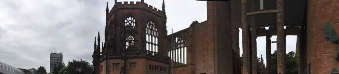 Panorama of Coventry Cathedral 