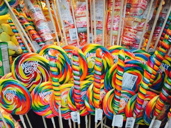 More of my favourite things. A rainbow explosion of candy. Death by Diabetes threatens!